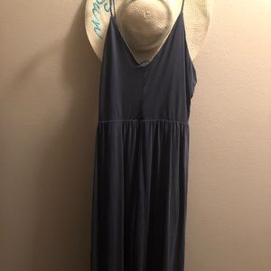 Blue Capri romper